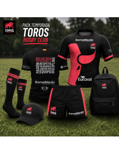 Pack de equipación básica de entrenamiento y de juego de rugby