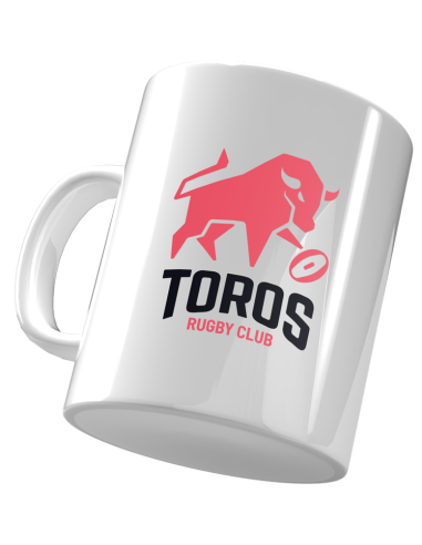 Taza Toros Rugby Club blanca