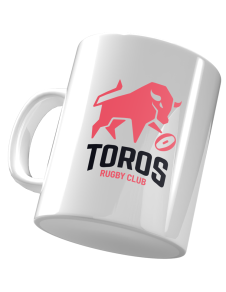 Taza Toros Rugby Club blanca