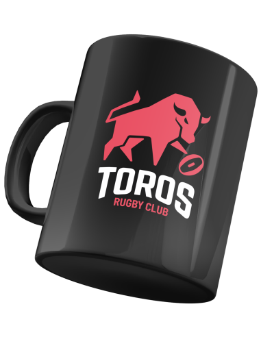 Taza Toros Rugby Club negra