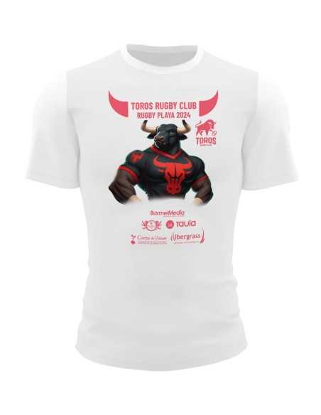 Camiseta Rugby Playa 24 blanco