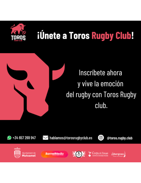 Inscripción Toros Rugby Club